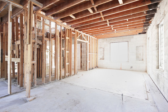 Home renovation stock image