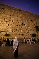 Men praying at the Wailing Wall, Jerusalem - 64735660