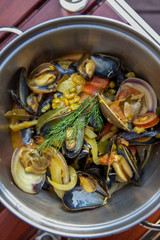Pot of Mussels