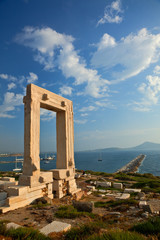 Portara - Naxos, Greece - obrazy, fototapety, plakaty