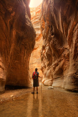 Zion Canyon Narrows Hiker