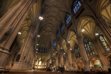 Interior of St Patrick's Cathedral, Manhattan