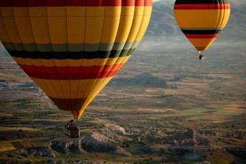Hot Air Balloons Over Cappadocia, Turkey