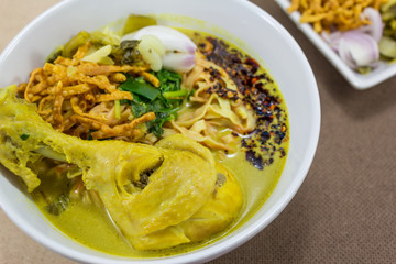 Noodle in Chicken Curry (Kao Soi Kai)