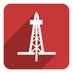 oil and gas flat icon