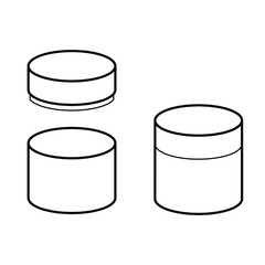 cylinder box vector