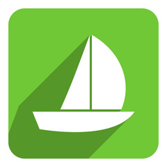 sail flat icon