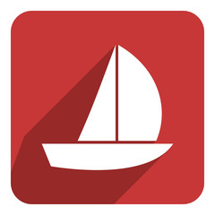 sail flat icon