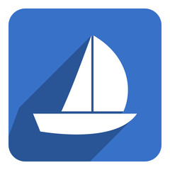 sail flat icon