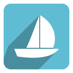 sail flat icon