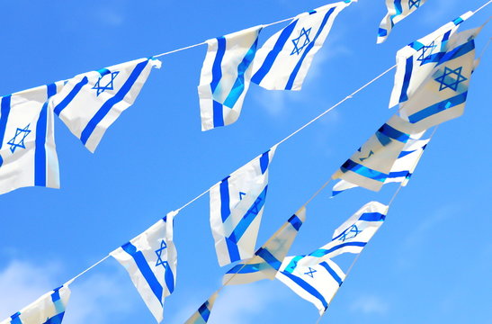 Israel Flags on Independence Day