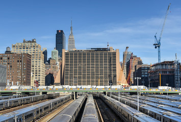 Naklejka premium West Side Train Yard