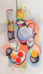 Abstract still life