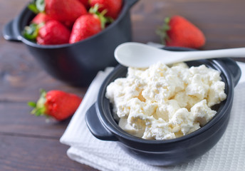 cottage with strawberry