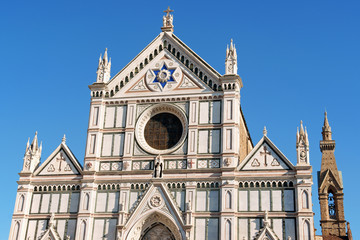 Fototapeta na wymiar Basilica of Santa Croce in Florence, Italy