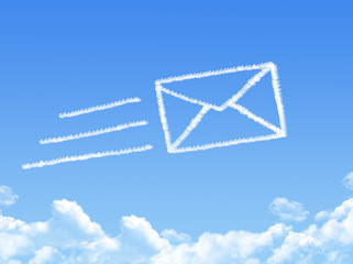mail cloud shape