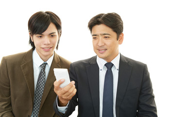 笑顔のビジネスマン