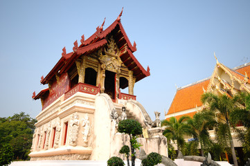 Obraz premium Wat Phra Singh, Chiang Mai, Thailand