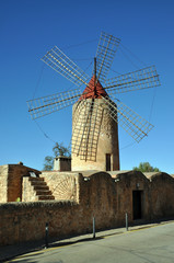 Windm&uuml;hle in Algaida, Mallorca