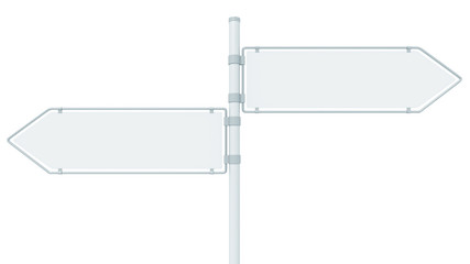 Obraz premium road sign 2 arrows