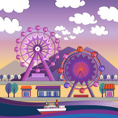 City amusement park