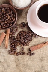 Robusta Coffee Beans on Goni Sack