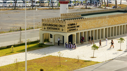 Estación marítima del puerto de La Goulette, Túnez