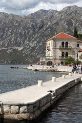 vrichal in the tourist town of Perast in Montenegro