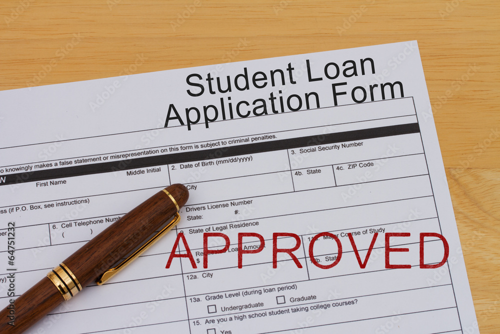 Poster Student Loan Application Form