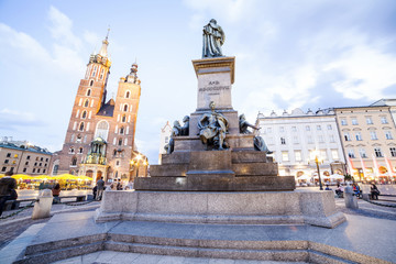 Krakow market square, Poland, Europe