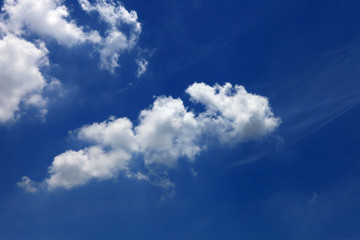 Cloud on the blue sky