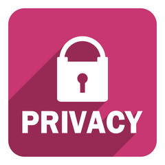 privacy flat icon