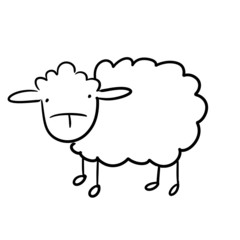 Funny sheep