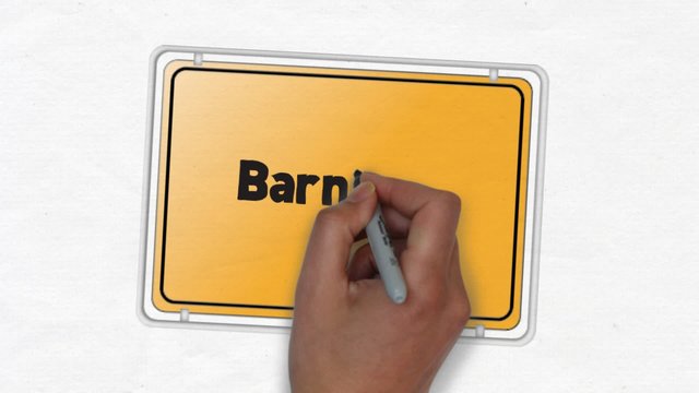 Barntrup Ortseingangsschild Ortsschild Ortseingang Stadt