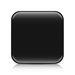 Black blank icon template with copy space