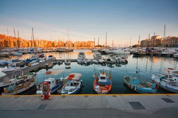 Fotobehang Boats in Zea marina, Piraeus, Athens. © milangonda