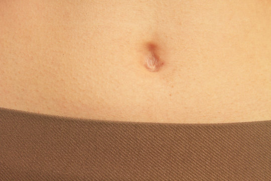  navel of the stomach of woman