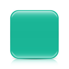 Sea green blank icon template with copy space