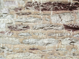 Close-up of a stone wall