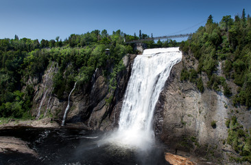 Fototapeta na wymiar Montmorency Falls, Quebec, Canada