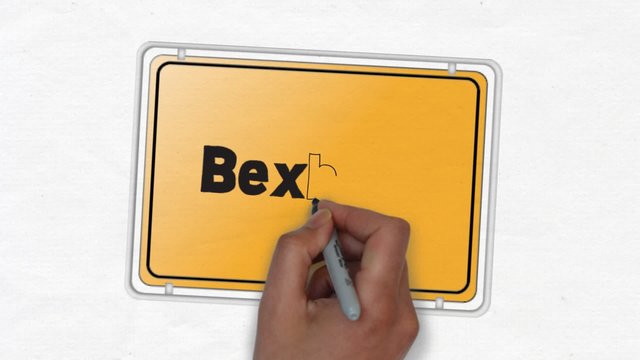 Bexbach Ortseingangsschild Ortsschild Ortseingang Stadt