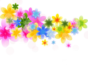 Background with flowers
