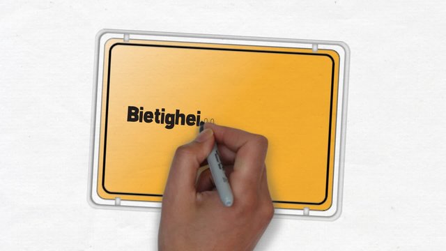 Bietigheim Bissingen Ortseingangsschild Ortseingang Stadt