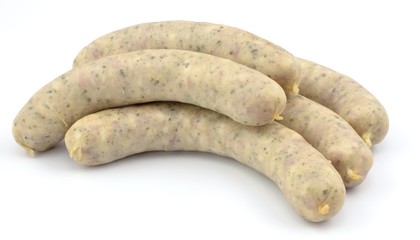 white sausage