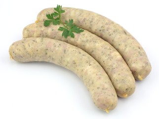 white sausage