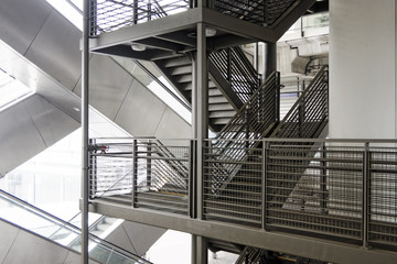 Escalator and stair