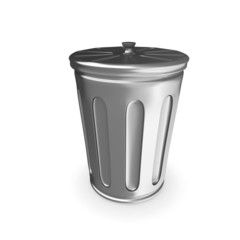 3d trash can