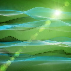 futuristic eco background design with lights