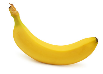 Banana isolated over white background