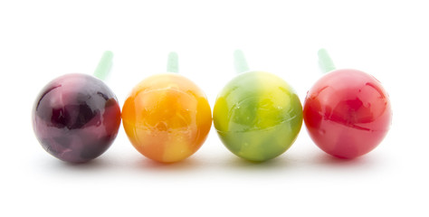 colorful lollipops